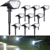 Biling Solar Spot Lights Outdoor, 2-in-1 Solar Landscape Lights 10PC