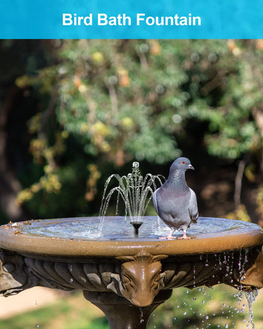 1.5W Solar Water Fountain Pump for Bird Bath & Garden