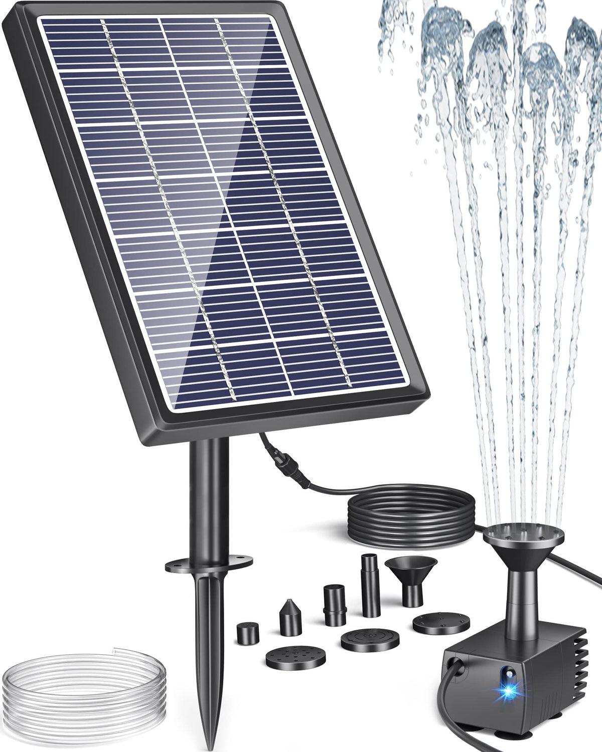 3.5W Solar Water Fountain for Bird Bath & Small Ponds