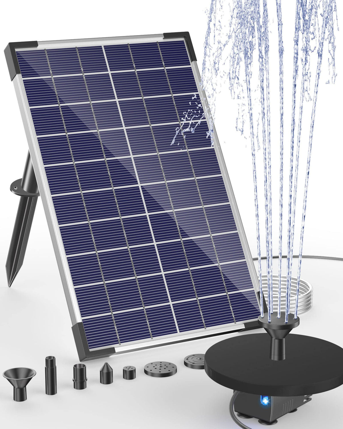 test 6.5W Solar Water Pump for Bird Bath & Small Ponds