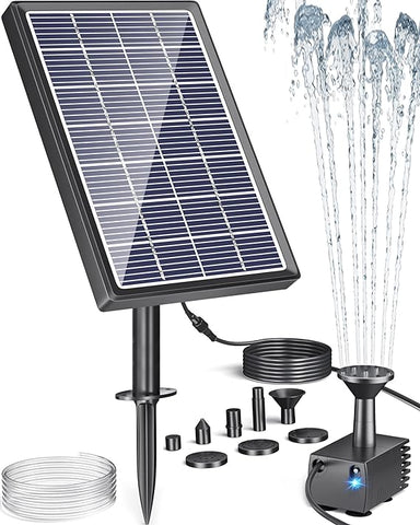 Biling Solar Water Fountain for Bird Bath 3.5W