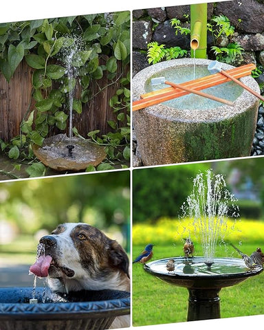 Biling Solar Water Fountain for Bird Bath 3.5W
