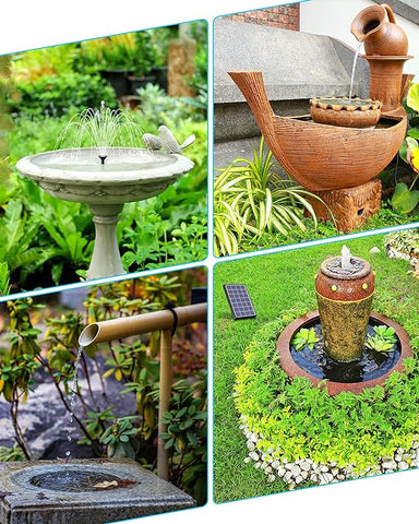 Biling Solar Fountain for Bird Bath 2.5W