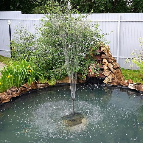 Biling Pond Filter with 62W Solar Panel, 660 GPH Water Pump