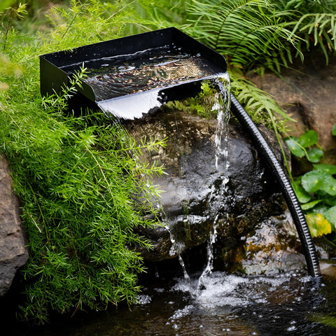 Biling 8" 304 Stainless Steel Pond Waterfall Kit with 660GPH Pump