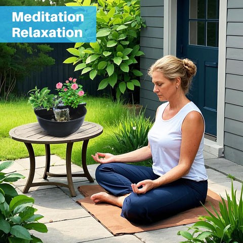 Tabletop Waterfall Pond Kit for Relaxation & DIY Decor