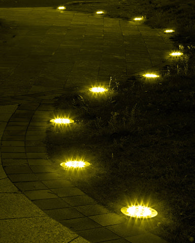 Biling Solar Outdoor Lights 8 Pack Warm